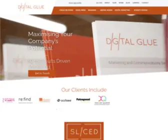 Digitalglue.eu(Digital Glue) Screenshot