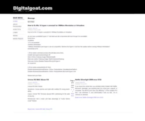 Digitalgoat.com(Tech Spot) Screenshot