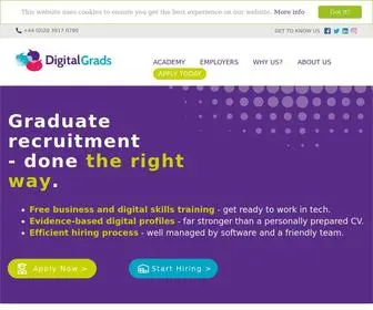 Digitalgrads.com(Find graduate jobs in the tech industry at DigitalGrads) Screenshot