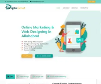 Digitalgroot.com(Digital Marketing Agency in Allahabad) Screenshot