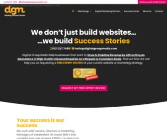 Digitalgroupmedia.com(Award Winning Web Design & Digital Agency Birmingham) Screenshot