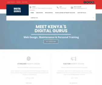 Digitalgurus.co.ke(Monga Digital) Screenshot