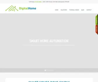 Digitalhomeindy.com(Home Automation System Designer & Installer in Carmel) Screenshot