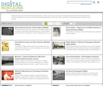 Digitalhorizonsonline.org(CONTENTdm) Screenshot