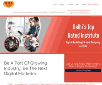 Digitalhub.institute(Digital marketing institute in East Delhi) Screenshot