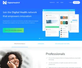 Digitalhx.com(A Global Digital Health Innovation & Education Network) Screenshot