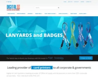 Digitalidcardsystems.com(Lanyard Manufacturer Company) Screenshot