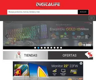 Digitalife.com.mx(Computadoras) Screenshot