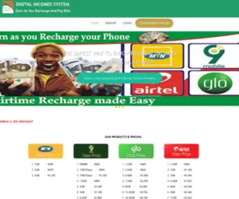 Digitalincomes.com.ng(Digital Incomes System) Screenshot