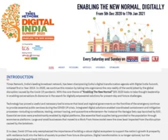 Digitalindiasummit.co.in(Digital India Summit 2020) Screenshot