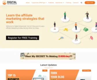 Digitalinfopreneur.com(Affiliate Training) Screenshot