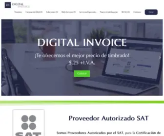 Digitalinvoice.com.mx(Digital Invoice) Screenshot