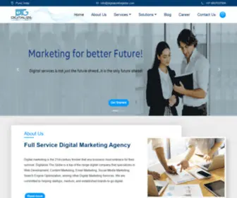 Digitalizetheglobe.com(Digital Marketing Agency In Pune) Screenshot