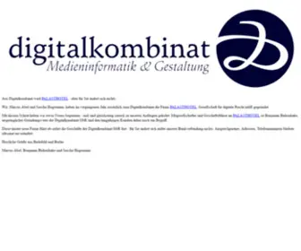 Digitalkombinat.net(Digitalkombinat ist jetzt PALASTHOTEL) Screenshot