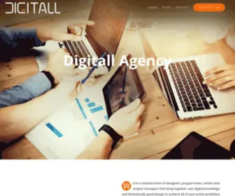 Digitall.us(Digital Agency Focused On Growing Brands Online) Screenshot