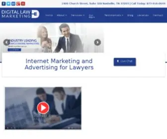 Digitallawmarketing.com(Digital Law Marketing) Screenshot