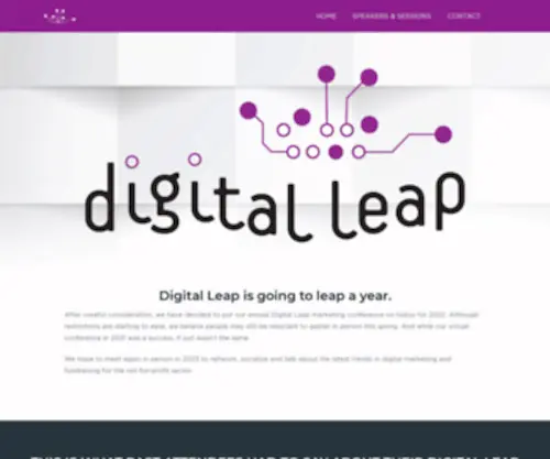 Digitalleap.org(Digital LeapDigital Fundraising Conference) Screenshot