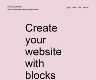 Digitallifeway.com(Create your website with blocks) Screenshot