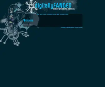 Digitallyfanged.com(Art and Design of Tabitha Ramsey) Screenshot