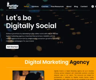 Digitallysocial.co.in(Digitally Social digital marketing agency in Mumbai) Screenshot