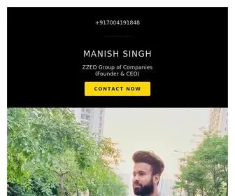 Digitalmanishsingh.com(Manish Singh) Screenshot