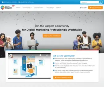 Digitalmarketingcommunity.com(The Largest Community For Digital Marketing Professionals Worldwide) Screenshot