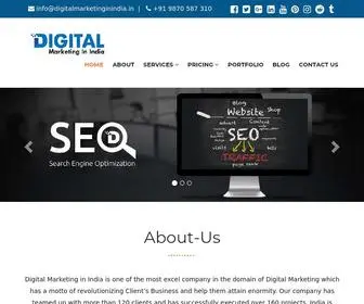 Digitalmarketinginindia.in(Digital Marketing In India) Screenshot