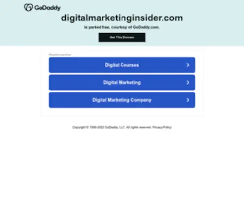 Digitalmarketinginsider.com(Digitalmarketinginsider) Screenshot