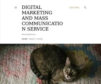 Digitalmarketingroup.com(Digital Marketing and Mass Communication Service) Screenshot