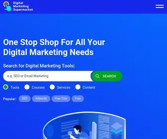 Digitalmarketingsupermarket.com(Discover and Compare the Best Digital Marketing Tools) Screenshot