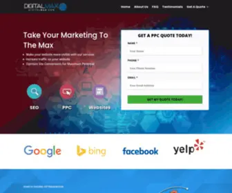 Digitalmax.com(Take Your Marketing To The Max) Screenshot