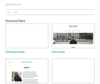 Digitalmediadrive.com(Web Hosting for JAMS Students) Screenshot