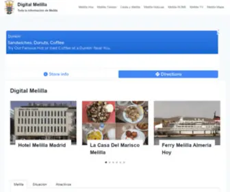 Digitalmelilla.es(Digital Melilla) Screenshot