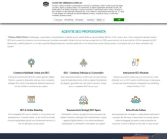 Digitalmetrics.ro(Agentie SEO) Screenshot