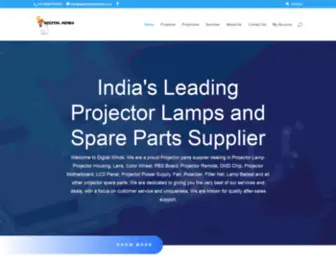 Digitalmindsindia.com(India's Best Projector Lamps and Spare parts Supplier) Screenshot