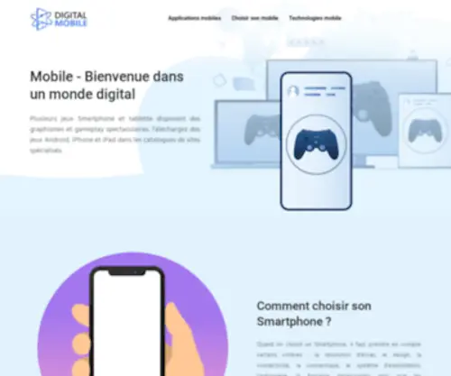 Digitalmobile.fr(Bienvenue) Screenshot