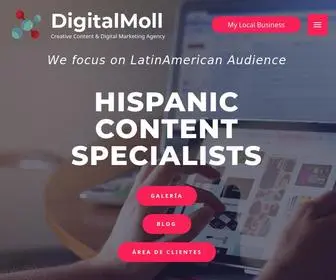 Digitalmoll.com(Creative Content & Digital Marketing Agency) Screenshot