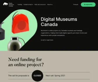 Digitalmuseums.ca(Digital Museums Canada) Screenshot