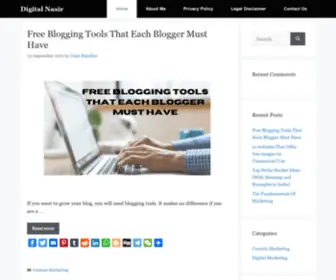 Digitalnasir.com(Digital Nasir) Screenshot