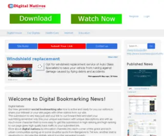 Digitalnatives.co(Digital Natives bookmarking site) Screenshot