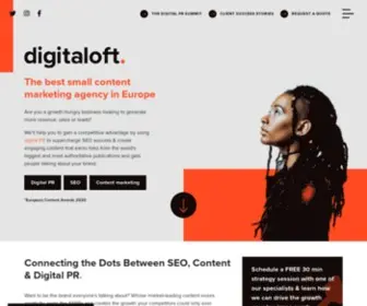 Digitaloft.co.uk(Digitaloft will help you to supercharge SEO success with digital PR & create engaging content) Screenshot