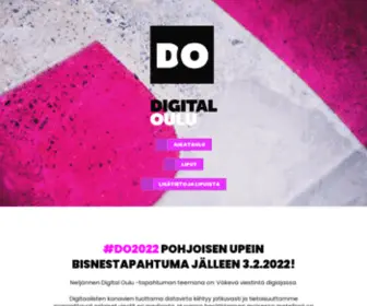 Digitaloulu.fi(Digital OuluVuoden inspiroivin bisnestapahtuma) Screenshot