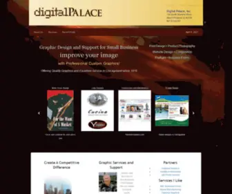 Digitalpalace.com(Graphic Arts Support for Small Business) Screenshot