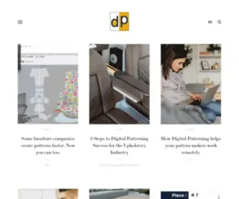 Digitalpatterning.net(Digital Patterning for Industry Professionals) Screenshot