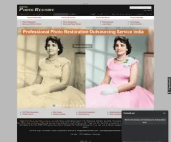 Digitalphotorestore.com(Professional photo Restoration) Screenshot