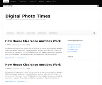 Digitalphototimes.com(Digital Photo Times) Screenshot