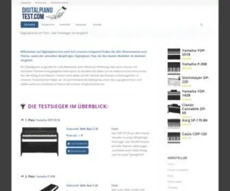 Digitalpiano-Test.com(Lll➤ NEU) Screenshot