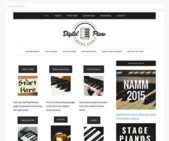 Digitalpianoreviewguide.com(Digital Piano Review Guide) Screenshot