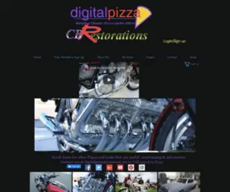 Digitalpizza.com(Keeping Classic Honda Motorcycles Alive) Screenshot