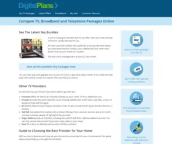 Digitalplans.co.uk(Compare Digital Plans Online) Screenshot